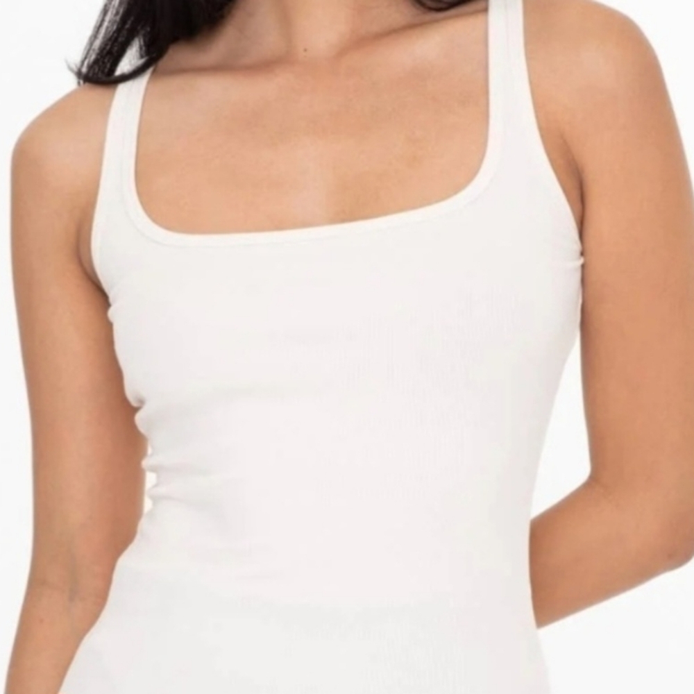 NEW Mono B Fitted Peach Tank‎ Tops S,M,L-  60% Rayon, 35%Nylon, 5%Spandex